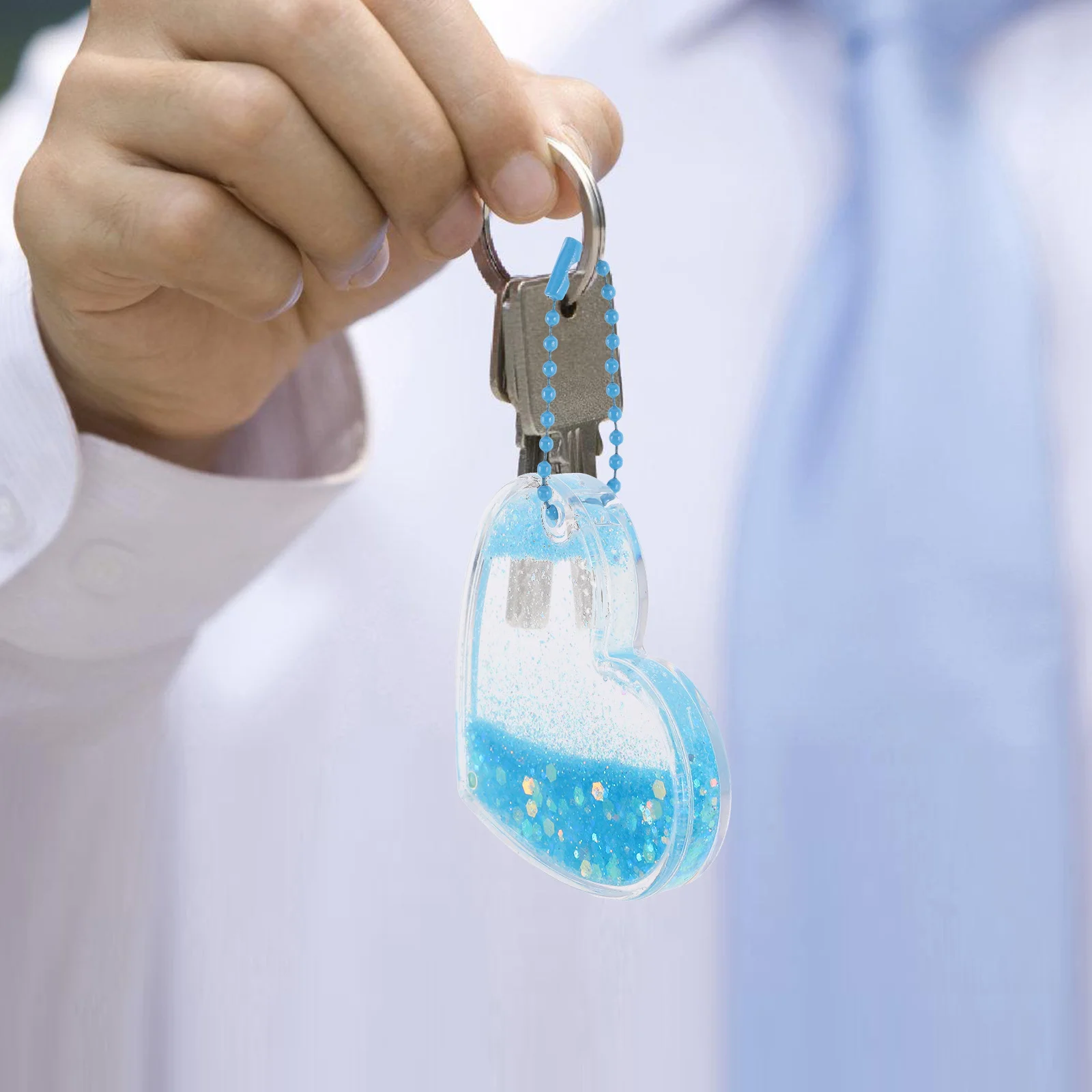 Подвески в форме сердца с струящимся песком - Фотография_6