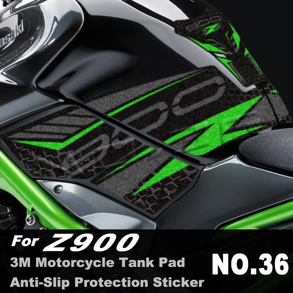 Для z900 z900 2017-23 3 м мотоциклетная противоскользящая накладка на бак