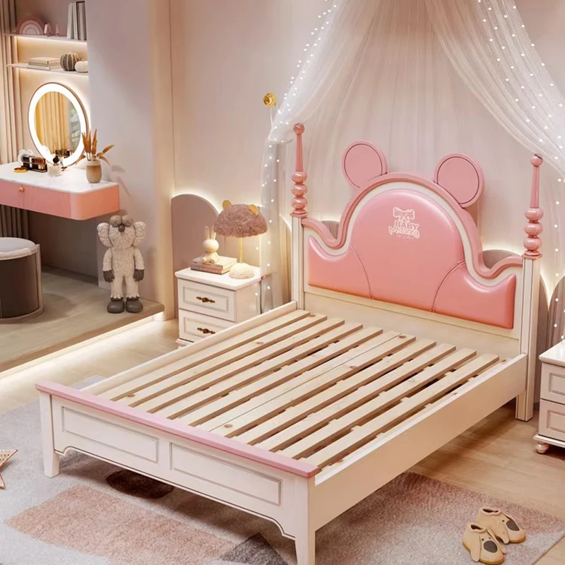 Современная двуспальная кровать для европейских девочек - Фотография_5