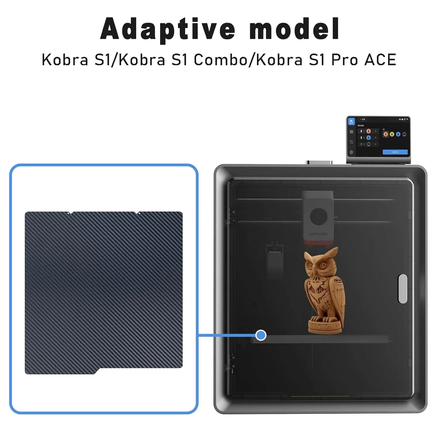 Комбинированная объединительная пластина pei + pet kobra s1 264x276 мм - Фотография_5