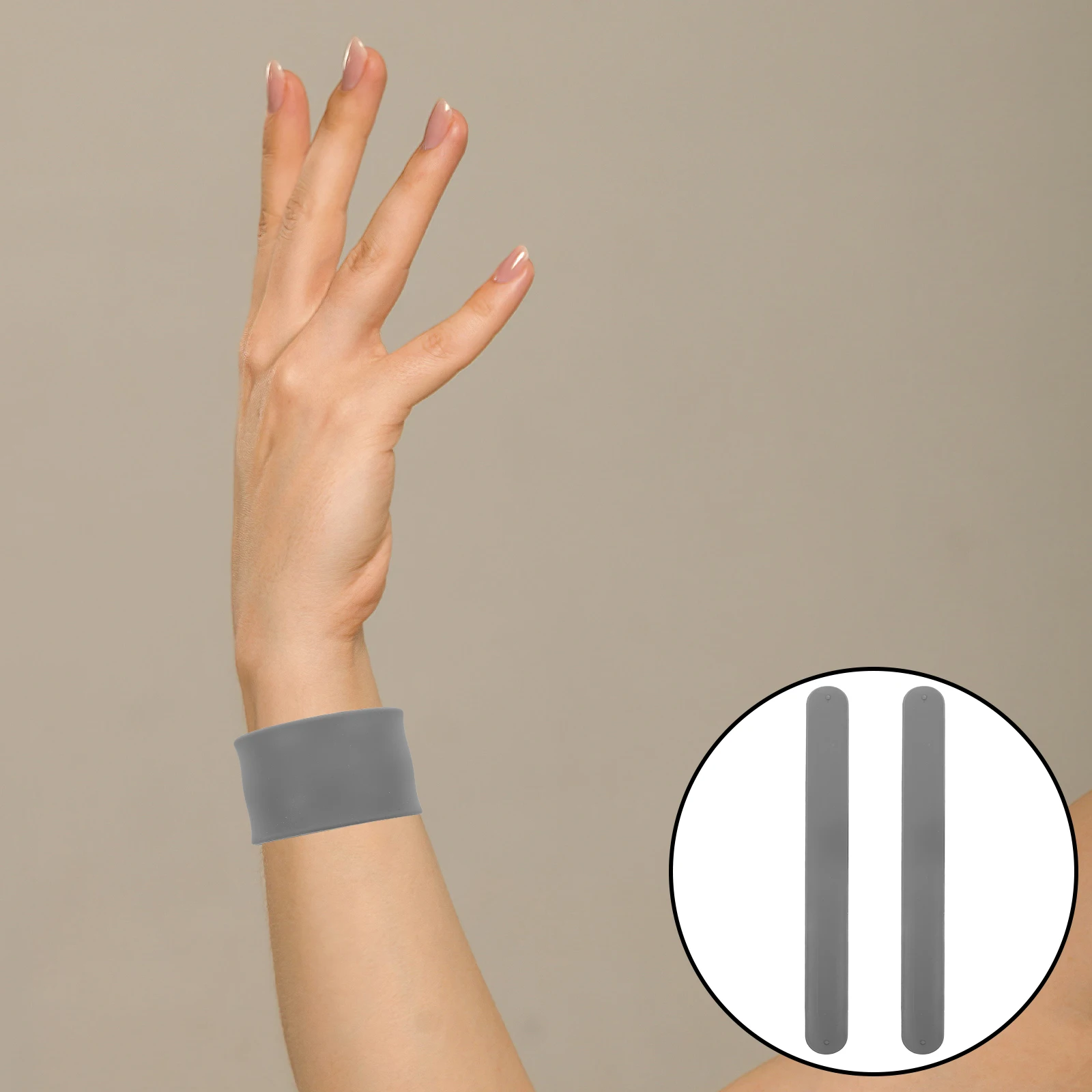 Силиконовые пустые браслеты