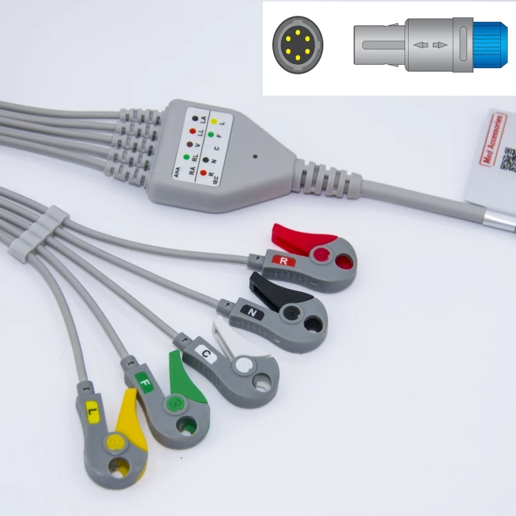 Совместимый 6-контактный кабель. удобный цельный медицинский аксессуар с 3 - Фотография_4