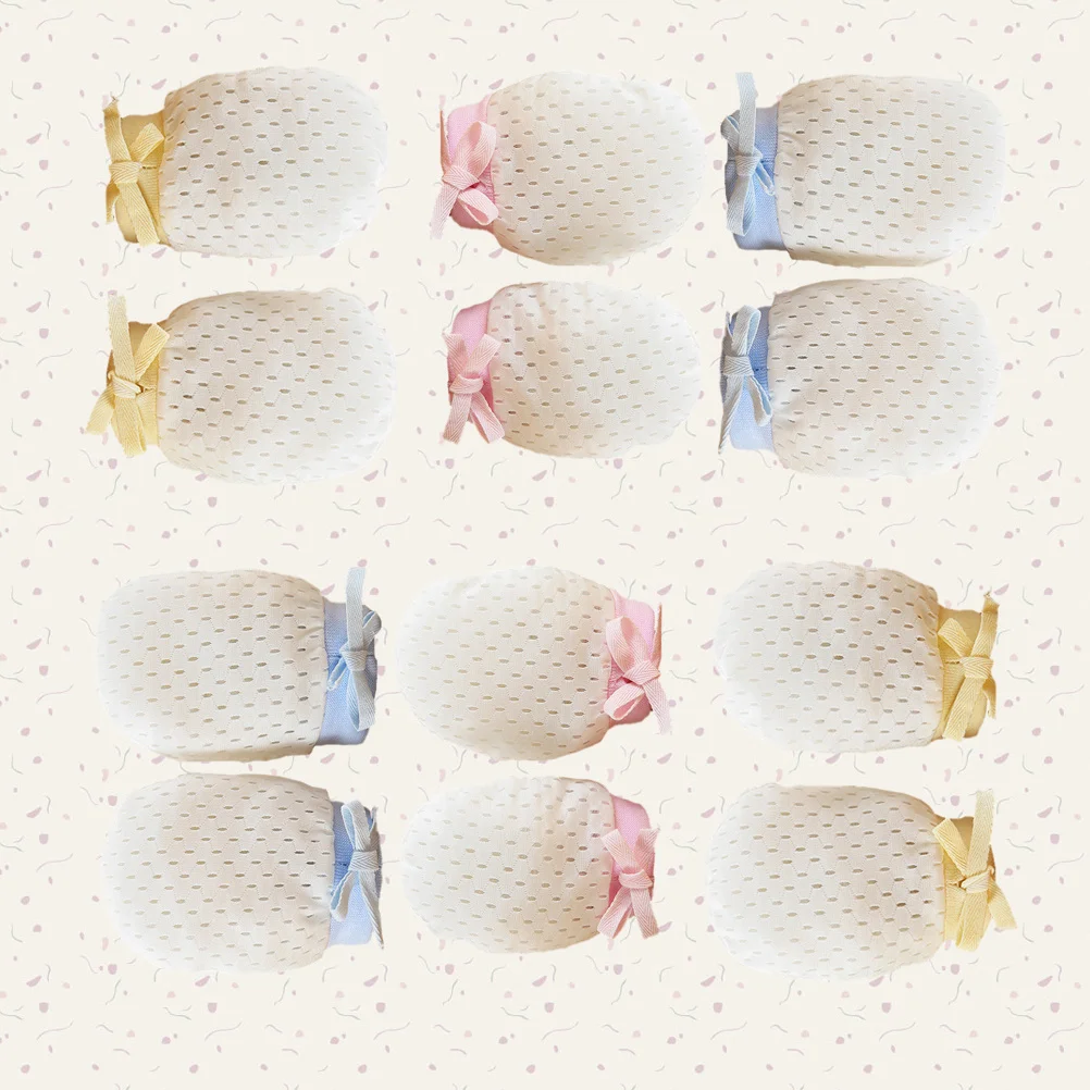 6 пар защитных перчаток от царапин для новорожденных