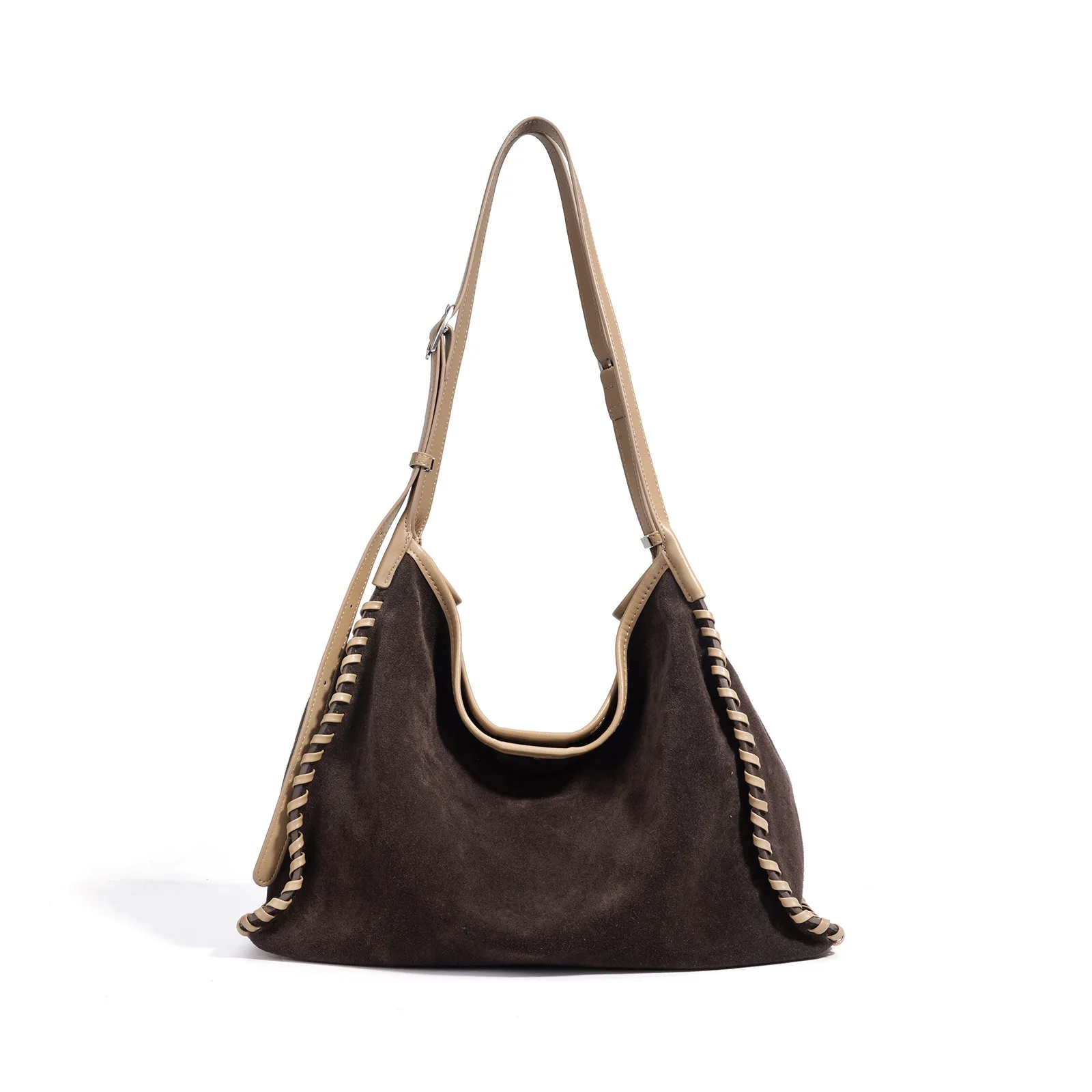 Женская сумка-тоут из матовой воловьей кожи ручной работы 2025 года - Фотография_5