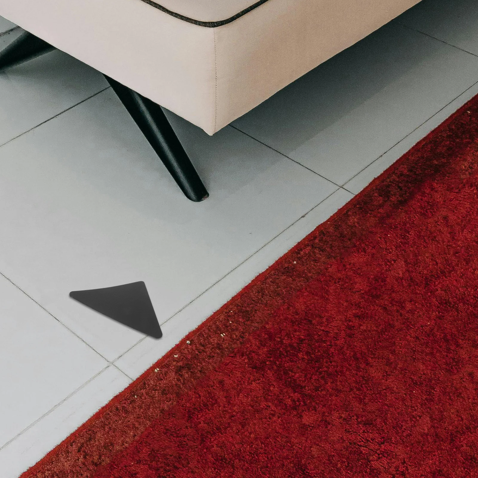 Черные противоскользящие наклейки из искусственной кожи - Фотография_4