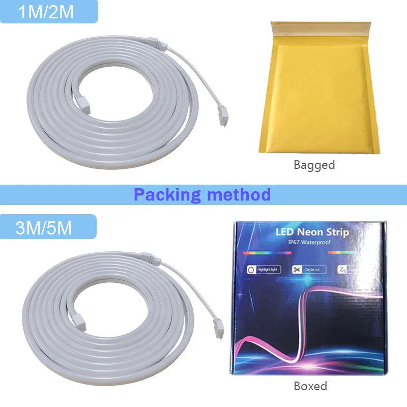 5v usb rgb неоновая светодиодная - Фотография_3