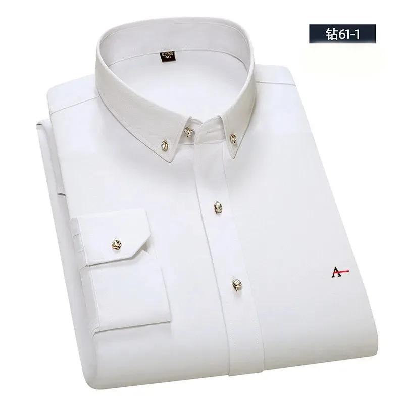 Camisa de манга comprida masculina de деловые