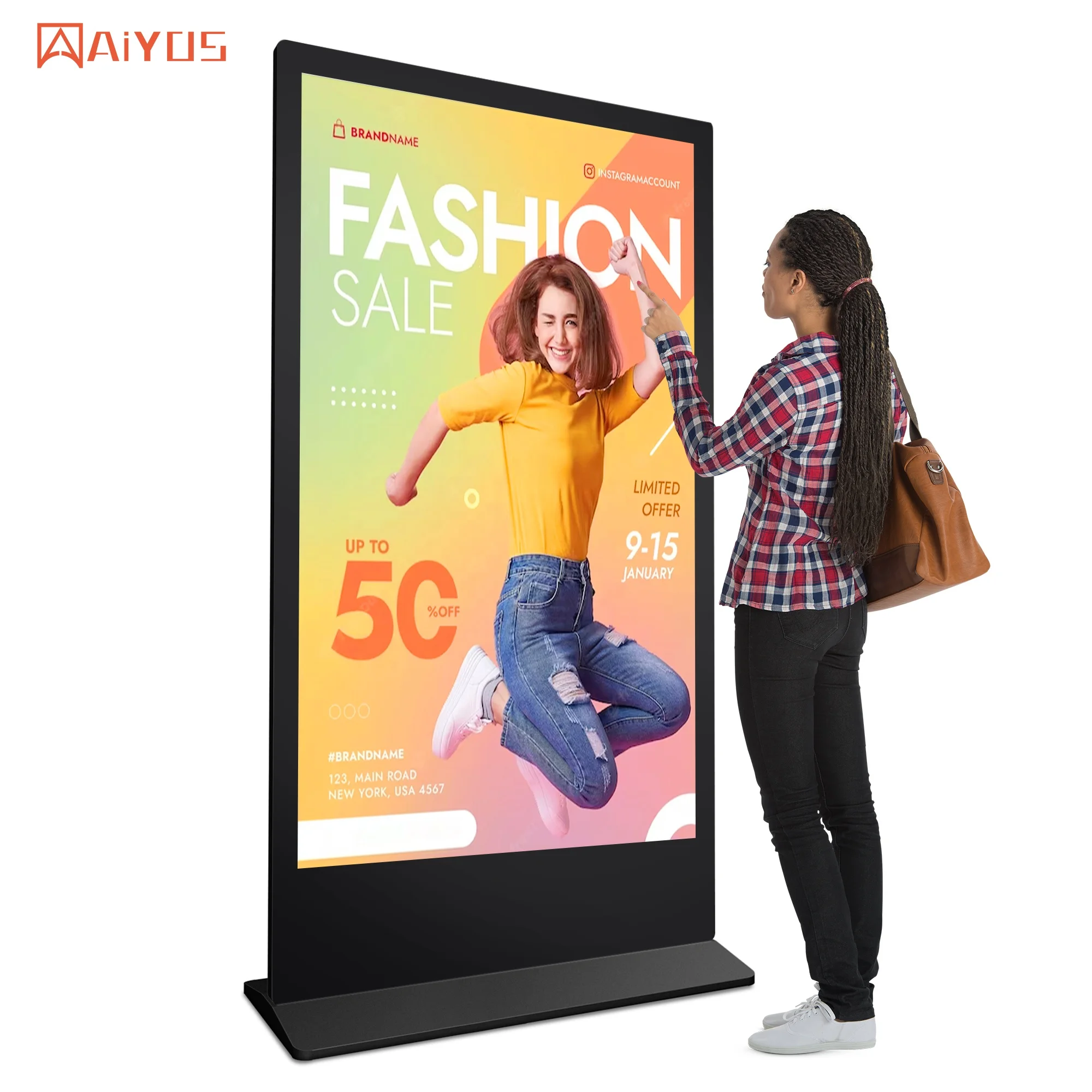 Aiyos tech lcd внутренняя напольная - Фотография_6