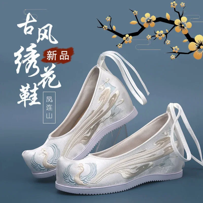 Женская обувь hanfu с ручной вышивкой