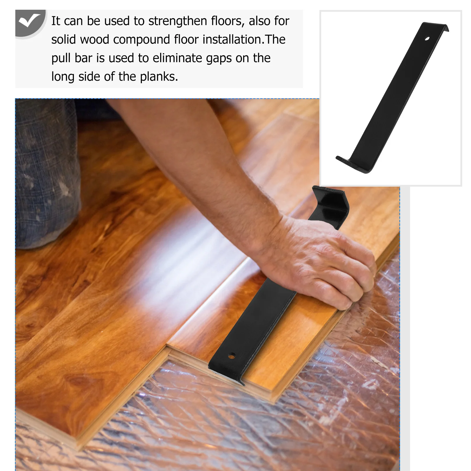 Тяга для пола для инструмента для установки деревянного пола - Фотография_4