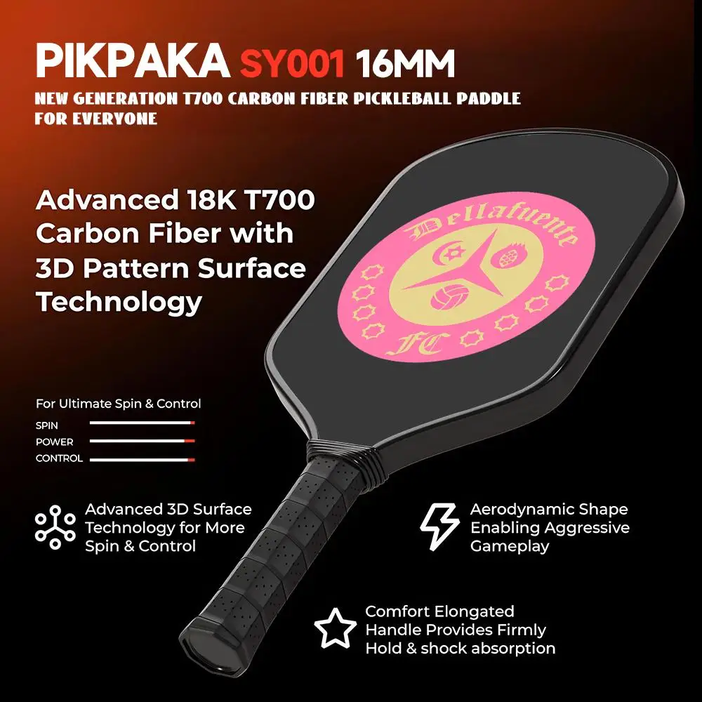 Модное весло della-fuente f cs pickleball t700 - Фотография_5