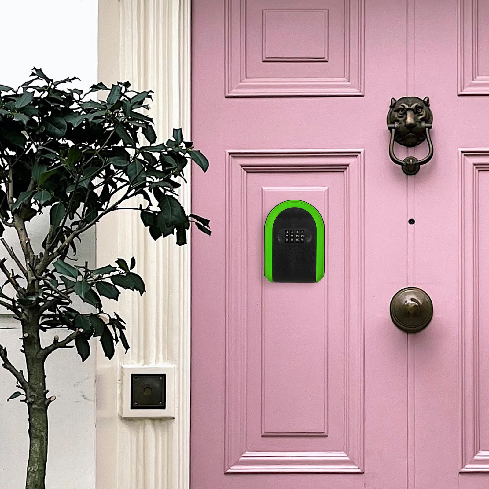 Замок с паролем, ящик для ключей,