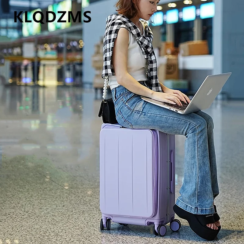 Klqdzms чемодан для кабины из абс-пластика + пк - Фотография_4