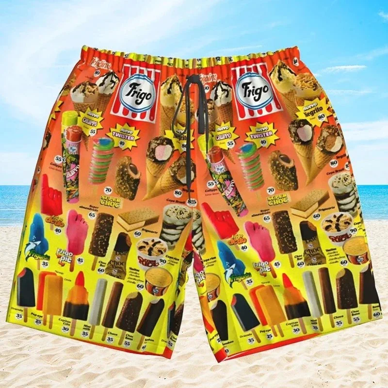 Мужские шорты с мороженым hawaii cornet