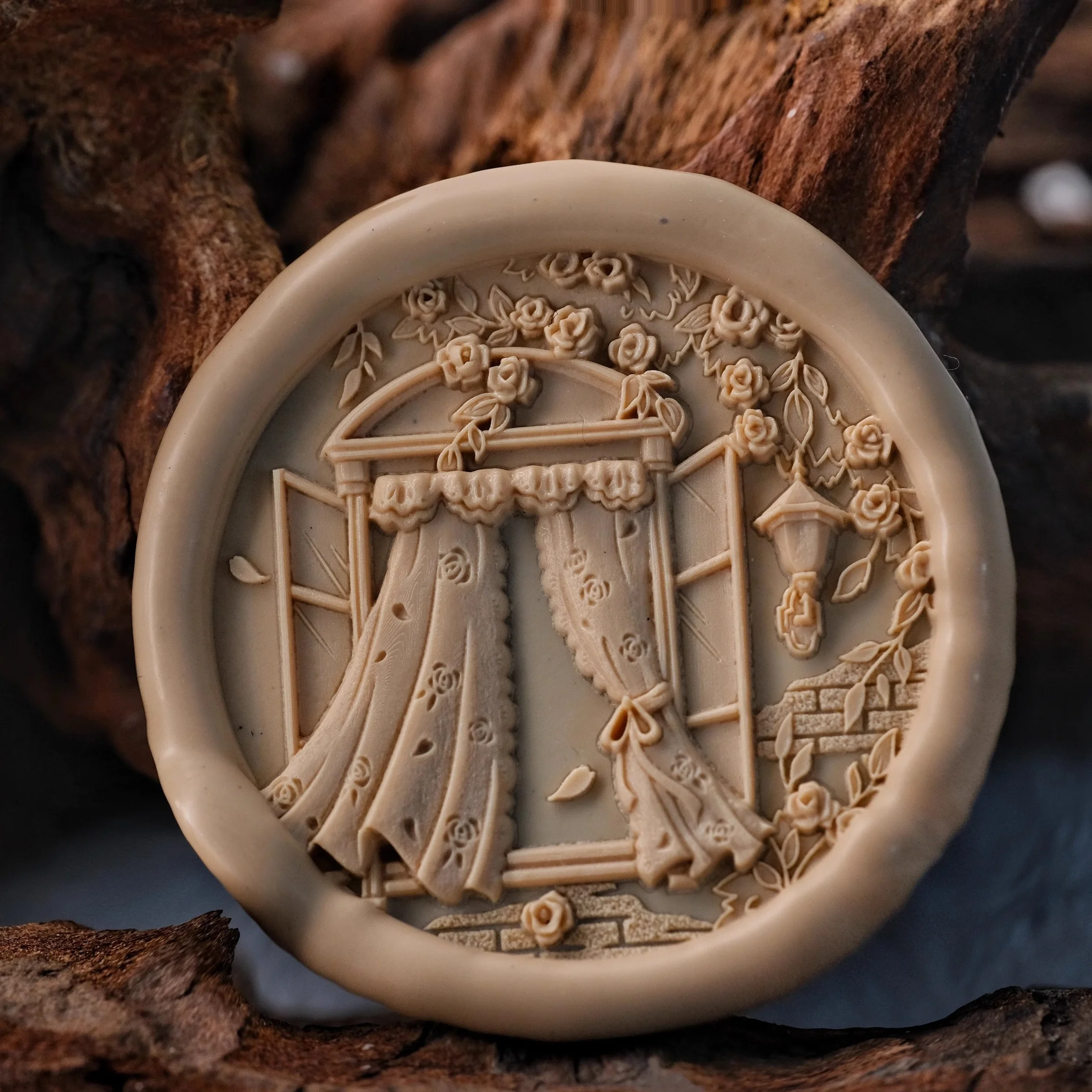 Лаковая печать, цветочная головка - Фотография_6