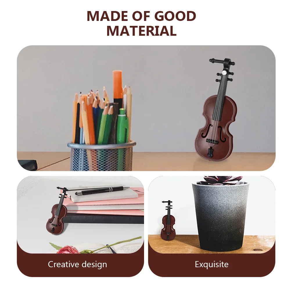 24 комплекта мини-скрипки с текстурой дерева - Фотография_5