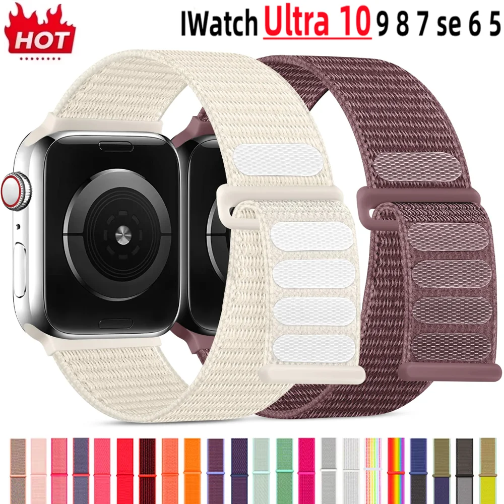 Нейлоновый ремешок для apple watch