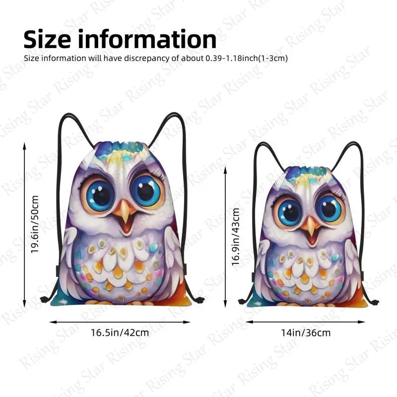 Милый велосипедный рюкзак с изображением совы - Фотография_3