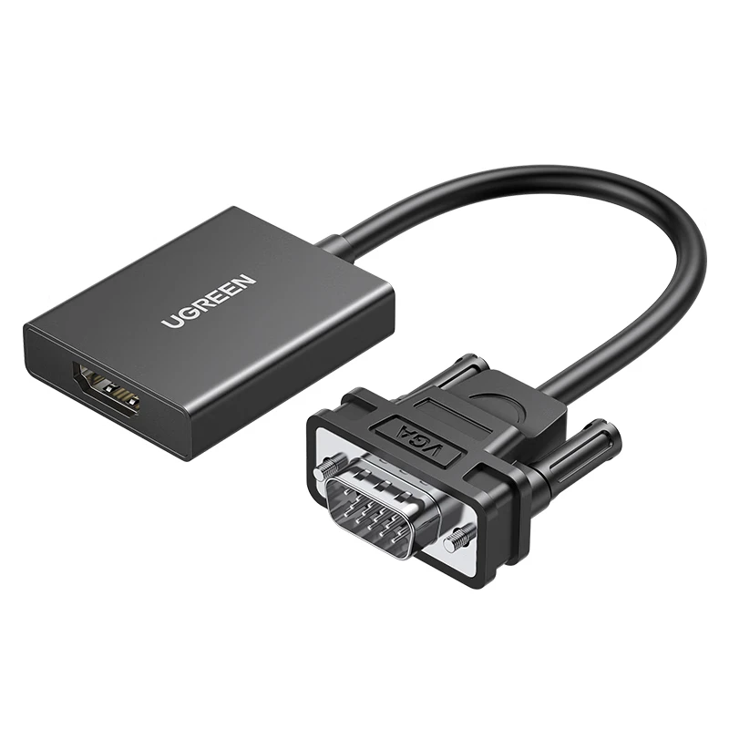 Разъем адаптера ugreen hd-mi — vga (мама-папа) с аудиоразъемом 3