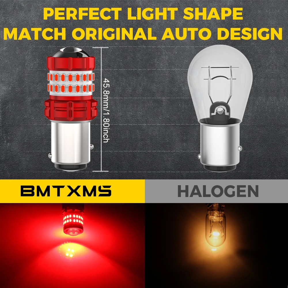 Bay15d t20 7443 w21/5w светодиодная красная - Фотография_6