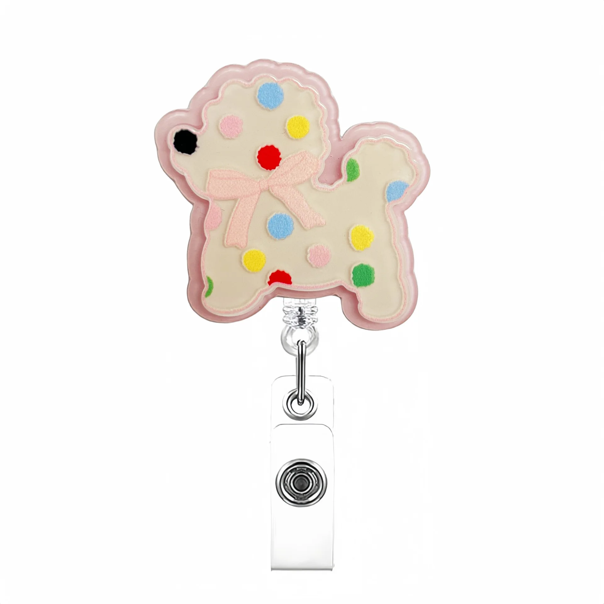 Акриловая катушка для значка apple dog - Фотография_3