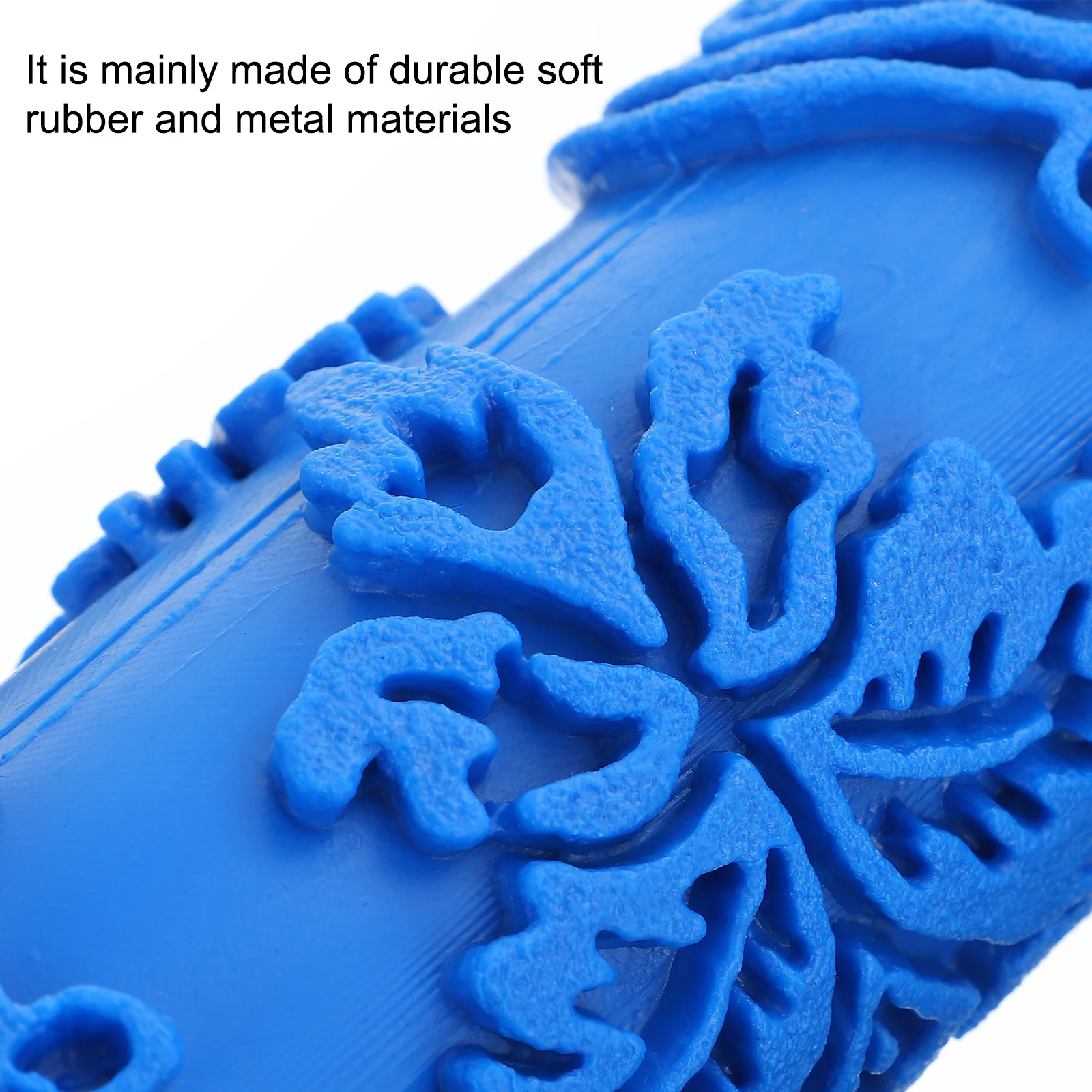 15x5,1 см, краска с синим цветочным узором для украшения стен