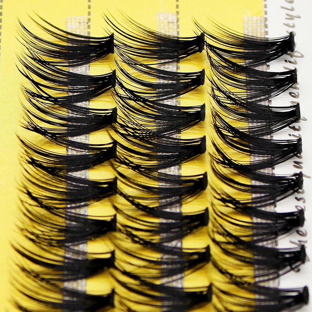 Супер толстые наращивание ресниц с хвостом феникса - Фотография_6