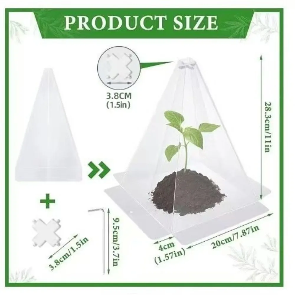 Прозрачный защитный чехол для растений - Фотография_6