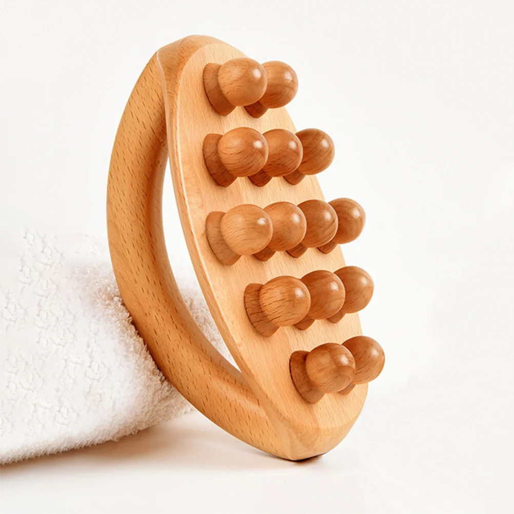 Деревянная массажная щетка для тела - Фотография_2