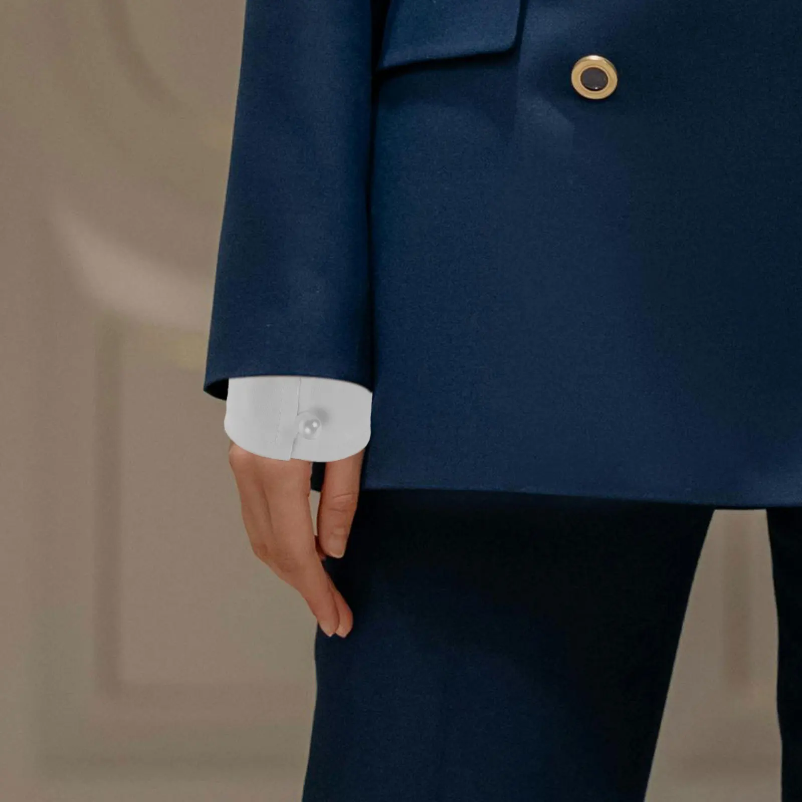 1, съемная рубашка с искусственными рукавами на запястьях - Фотография_6