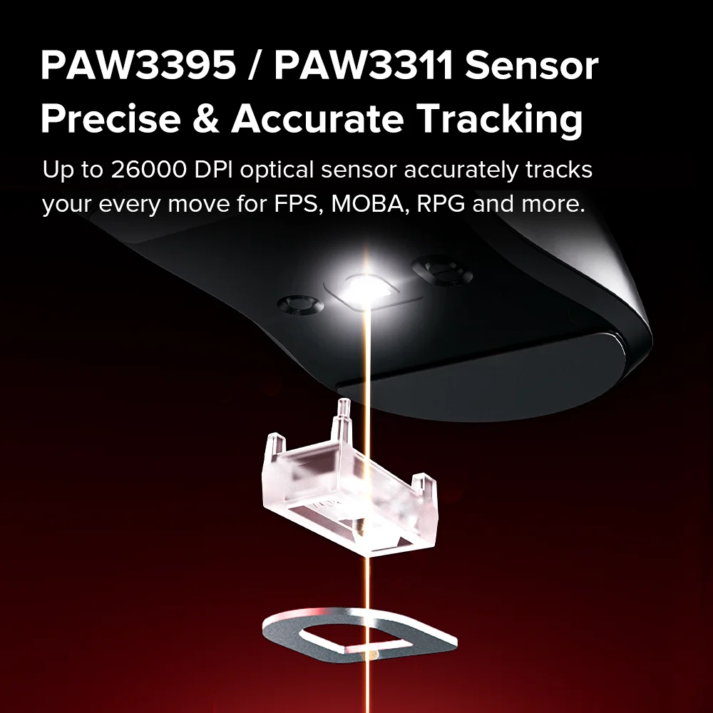 Беспроводная игровая мышь delux m800mini - Фотография_6