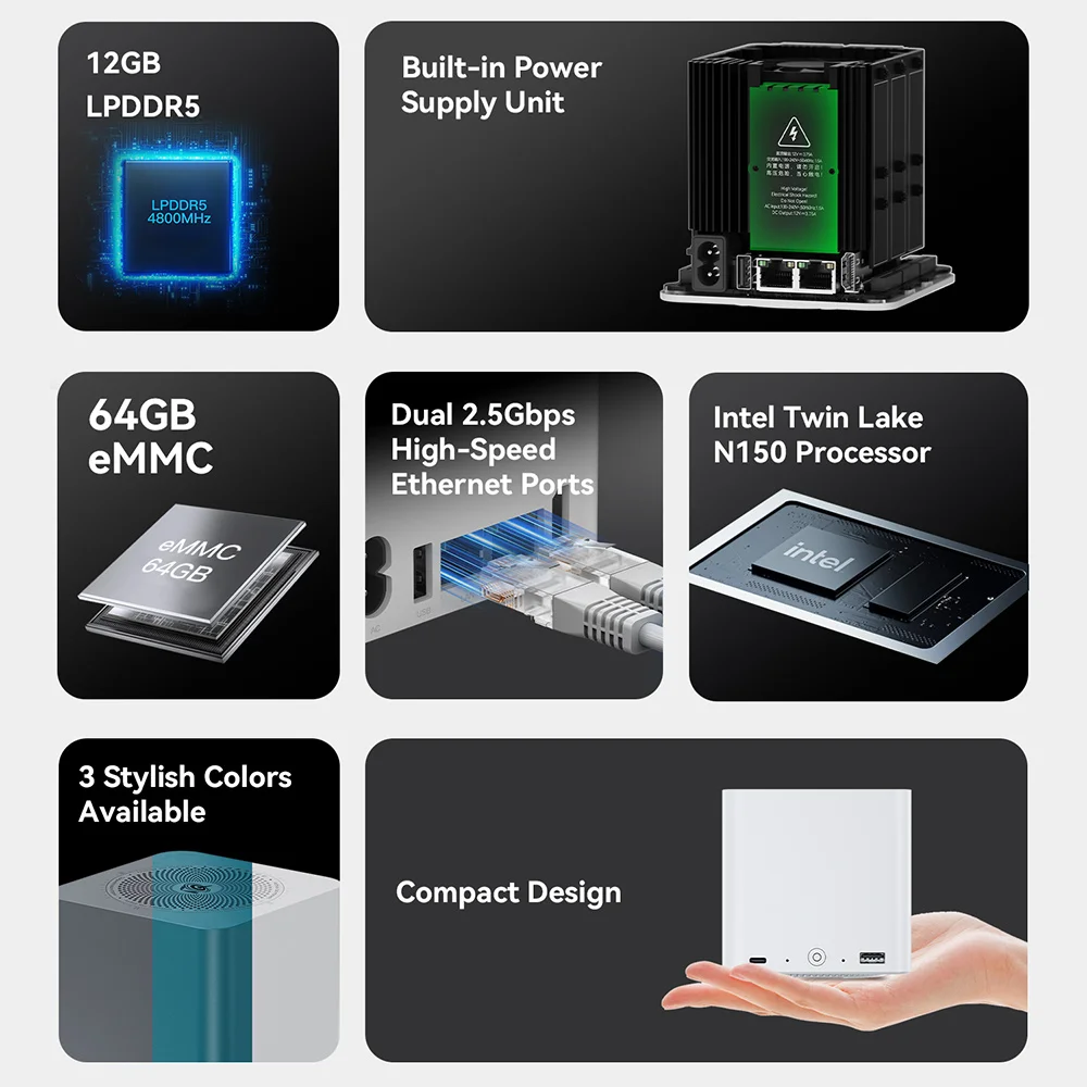 Beelink me mini nas домашнее хранилище - Фотография_3