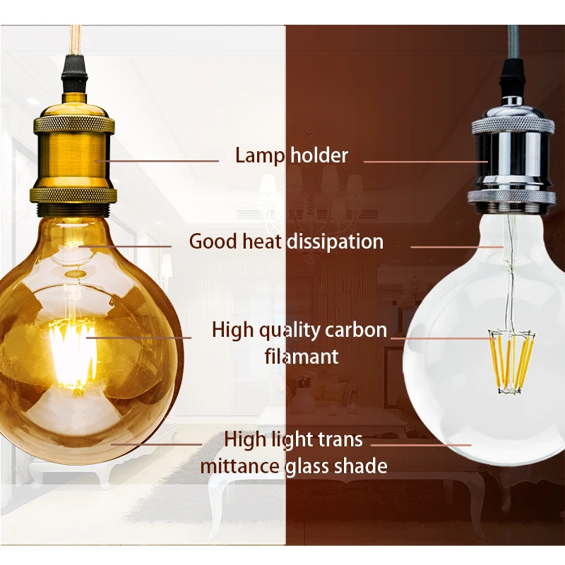 G80 g95 g120 светодиодная лампа - Фотография_3
