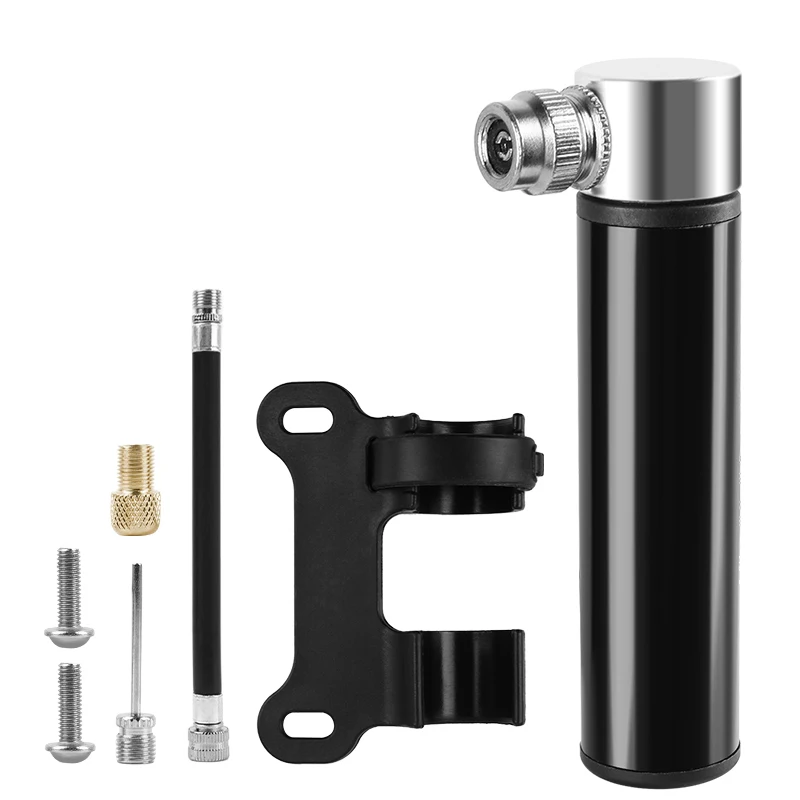 Мини-велосипедный насос schrader presta valve mtb - Фотография_6