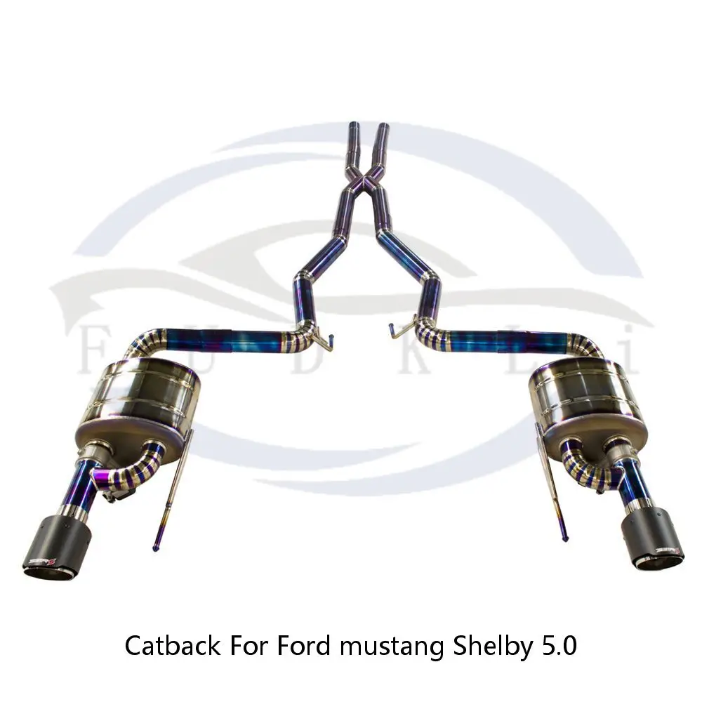 Титановая выхлопная труба catback для ford mustang shelby gt 5 - Фотография_6