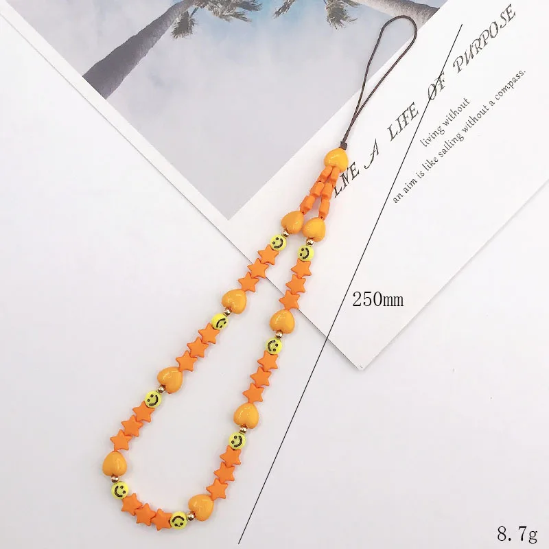 Розовое акриловое сердце цепочка - Фотография_6