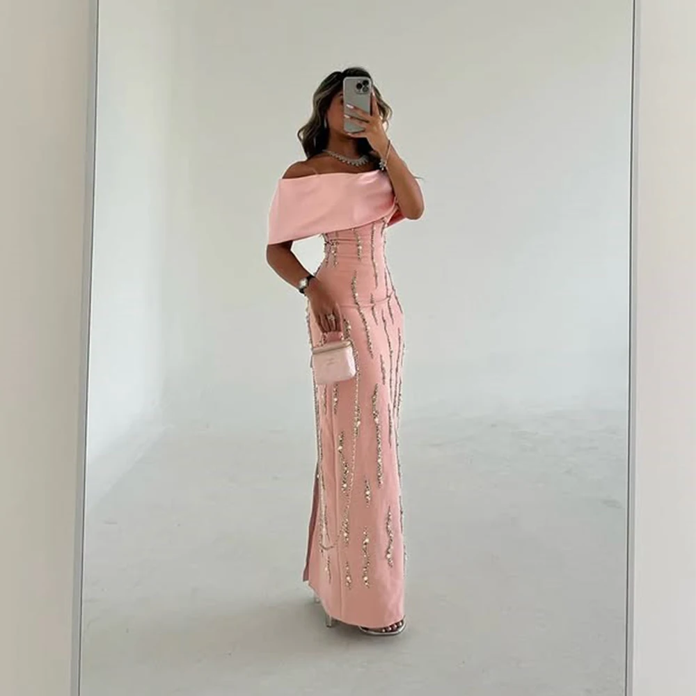Flechazo off the shoulder pink