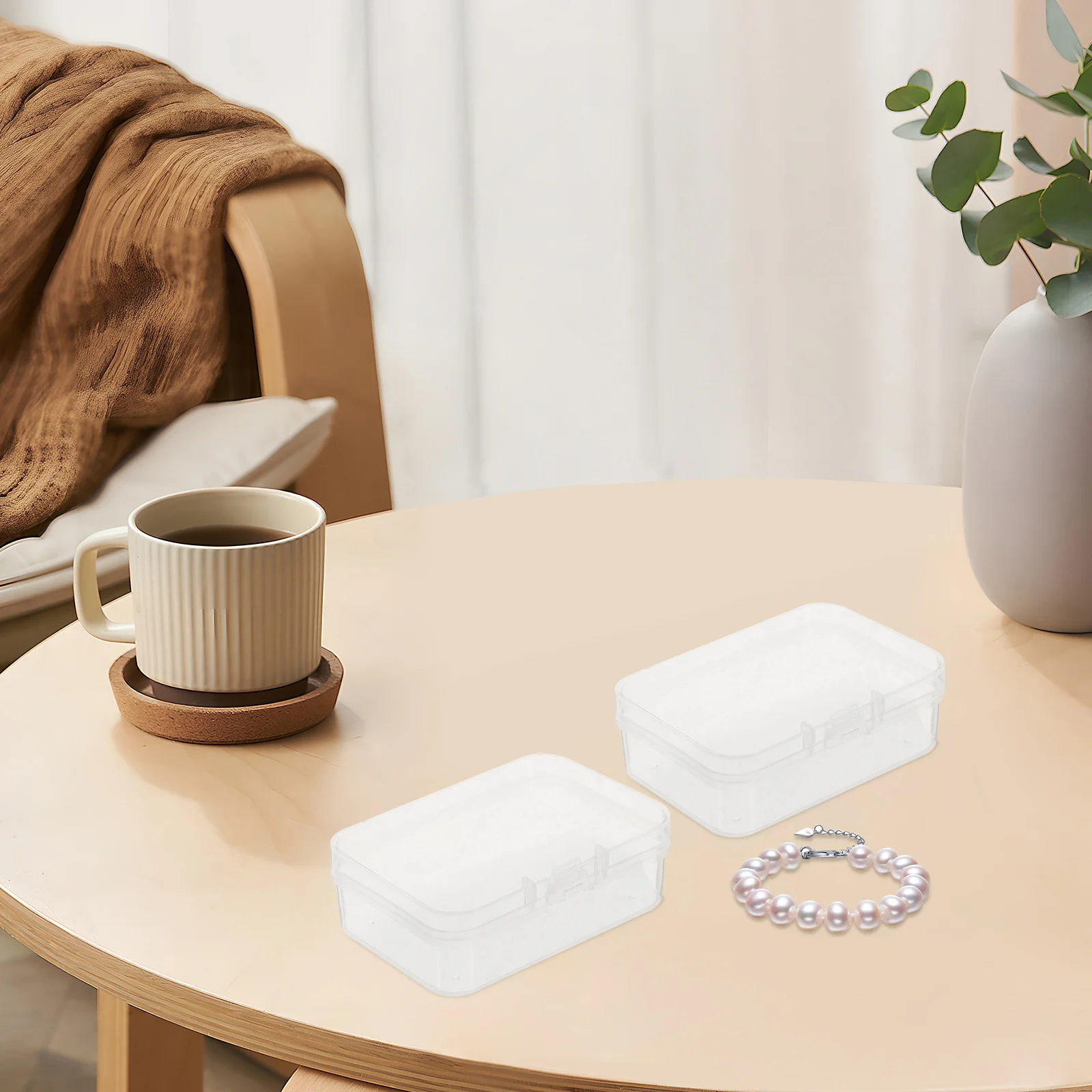 Прозрачная пластиковая коробка для хранения - Фотография_2