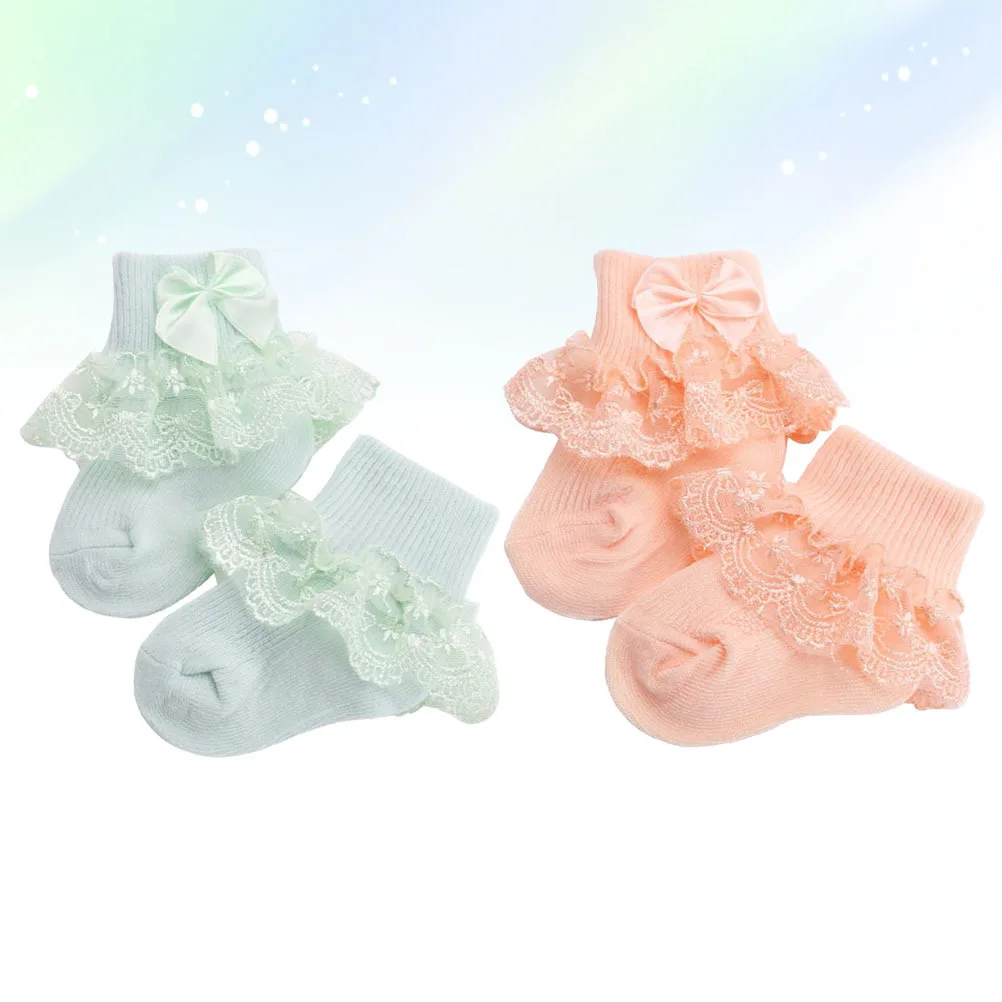 2 пары детских носков с узлом-бабочкой - Фотография_2