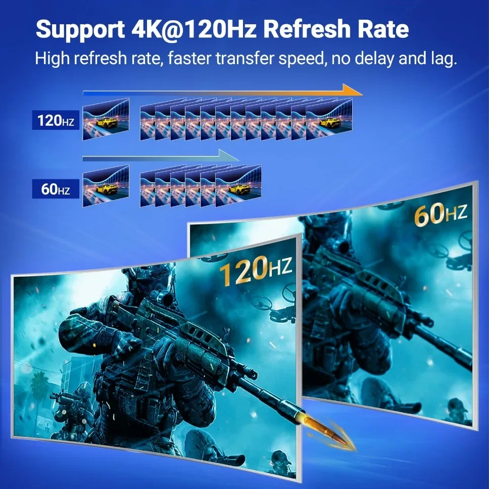 8k 60 гц hdmi-совместимый переключатель-сплиттер - Фотография_5