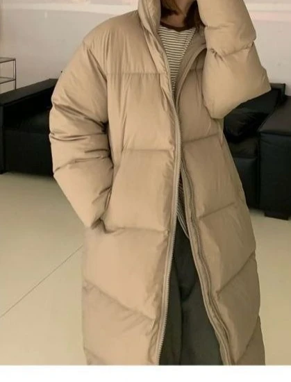 Хлопковое пальто длиной до колена - Фотография_6