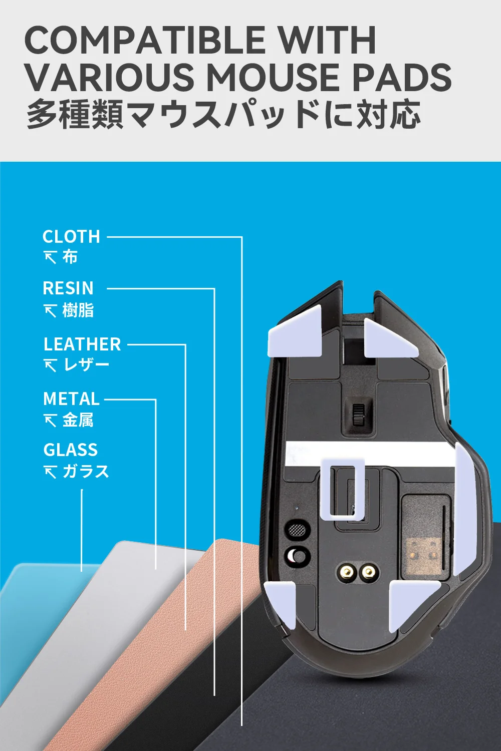 2 комплекта ножек для мыши talongames - Фотография_4