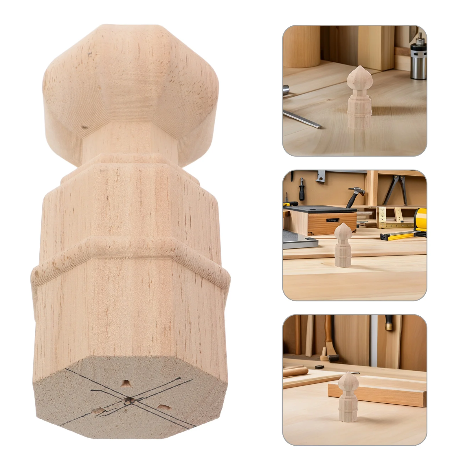 Необработанные деревянные накладки