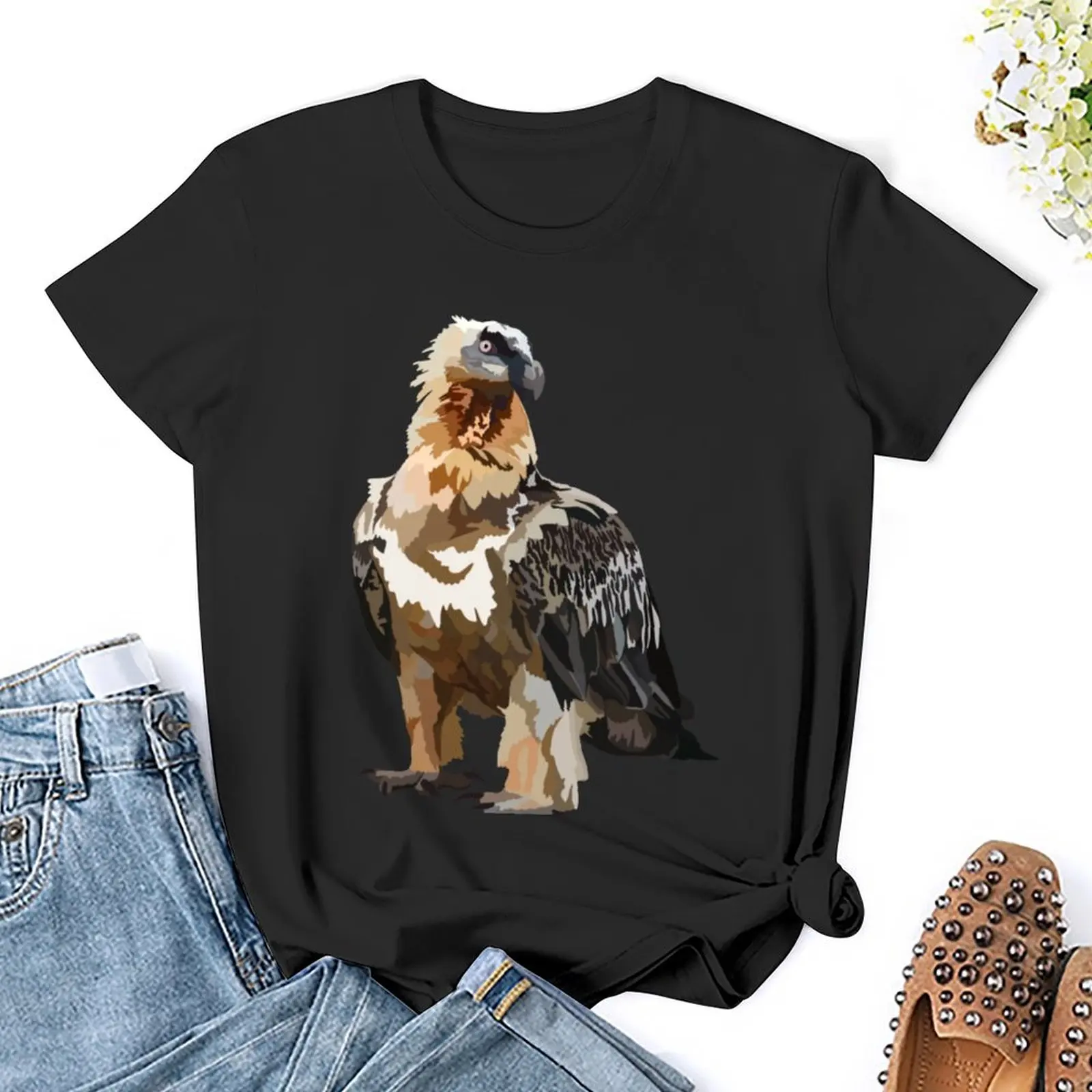 Футболка b is for bearded vulture - Фотография_5