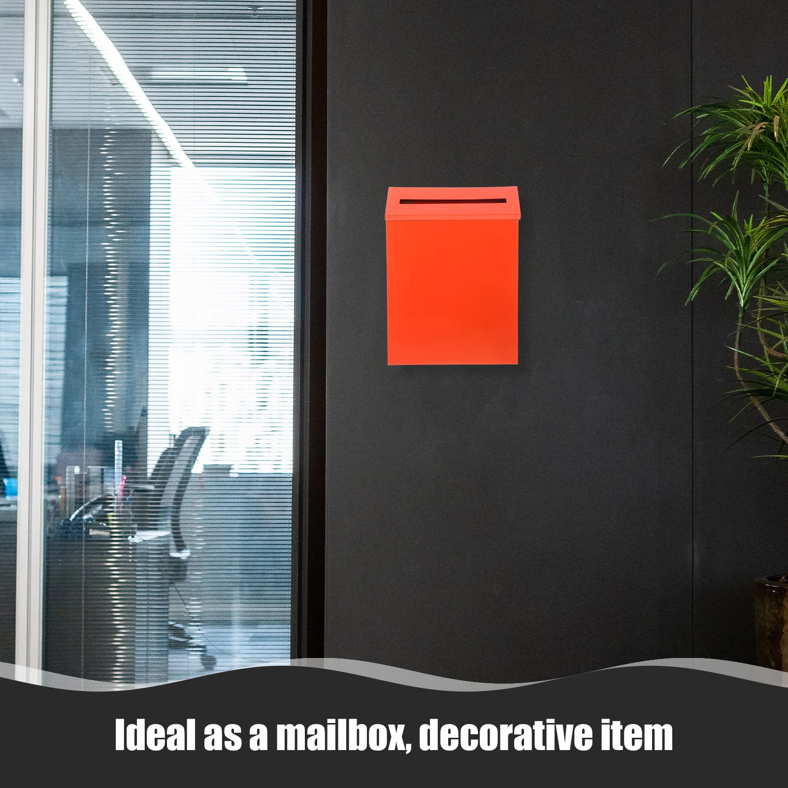 Винтажный железный почтовый ящик большой емкости - Фотография_3