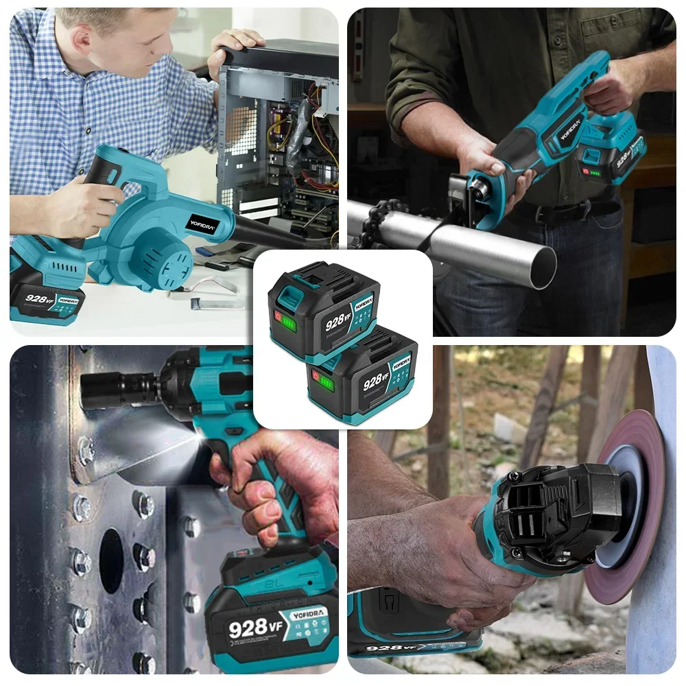 Yofidra 388vf 928vf литиевая аккумуляторная - Фотография_6