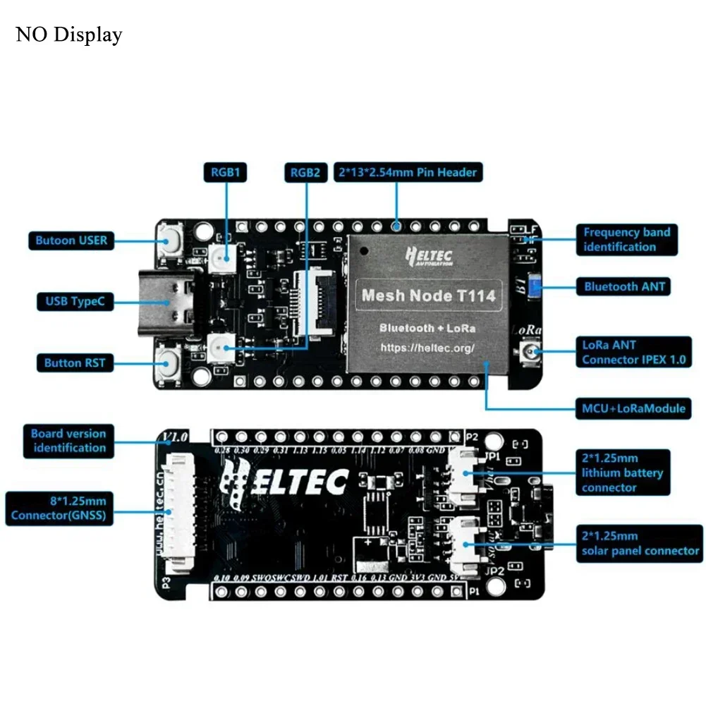 Heltec mesh node t114 lora + ble - Фотография_4