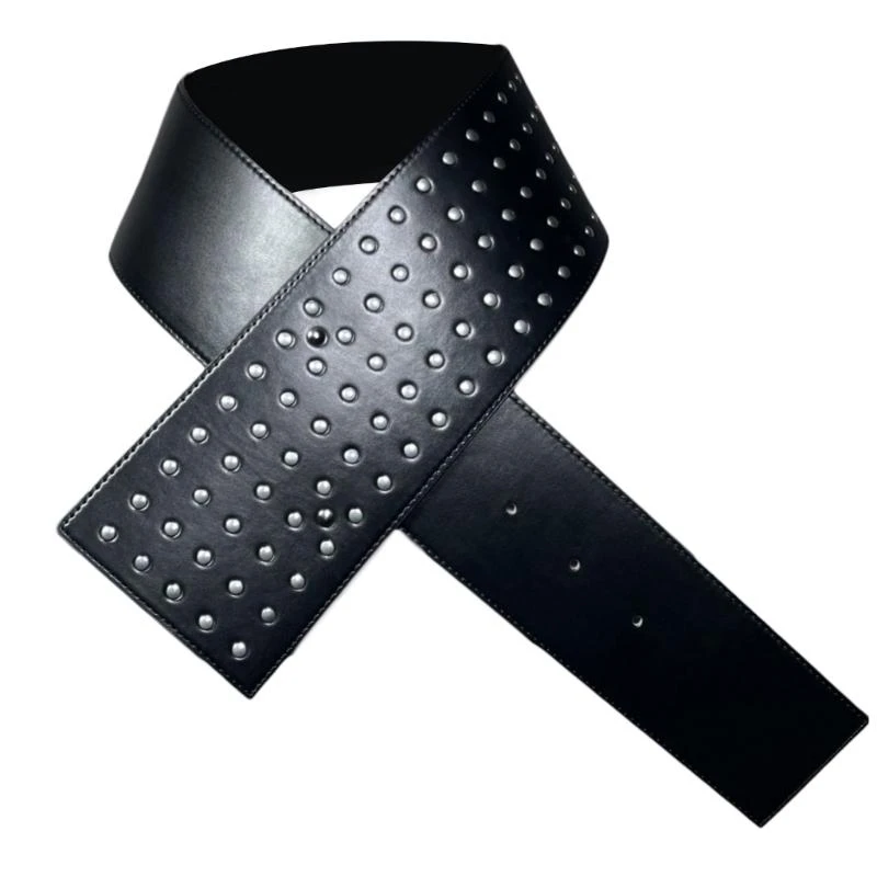 Стильный поясной ремень широкий