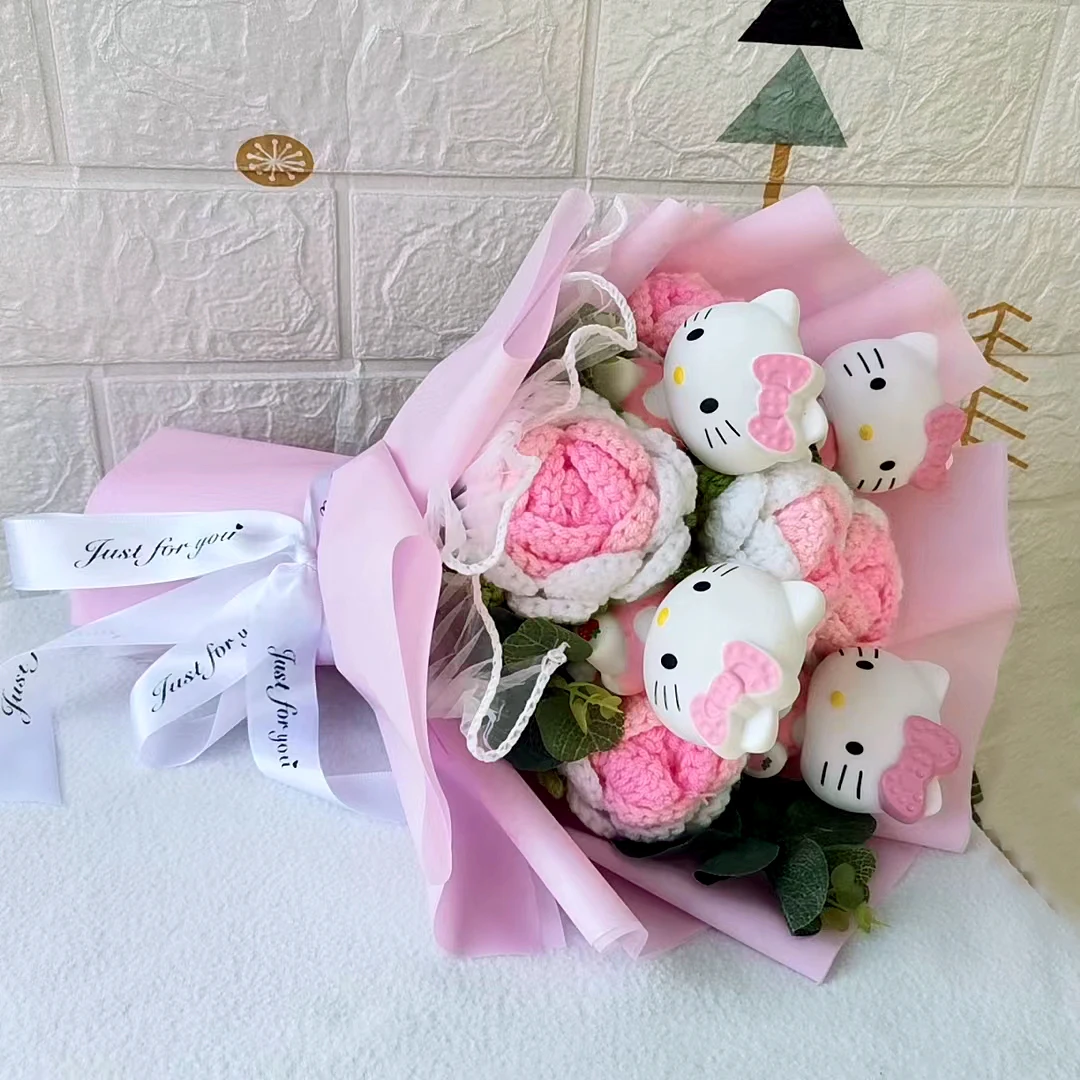 Плюшевый букет с героями мультфильмов «hello kitty» - Фотография_5