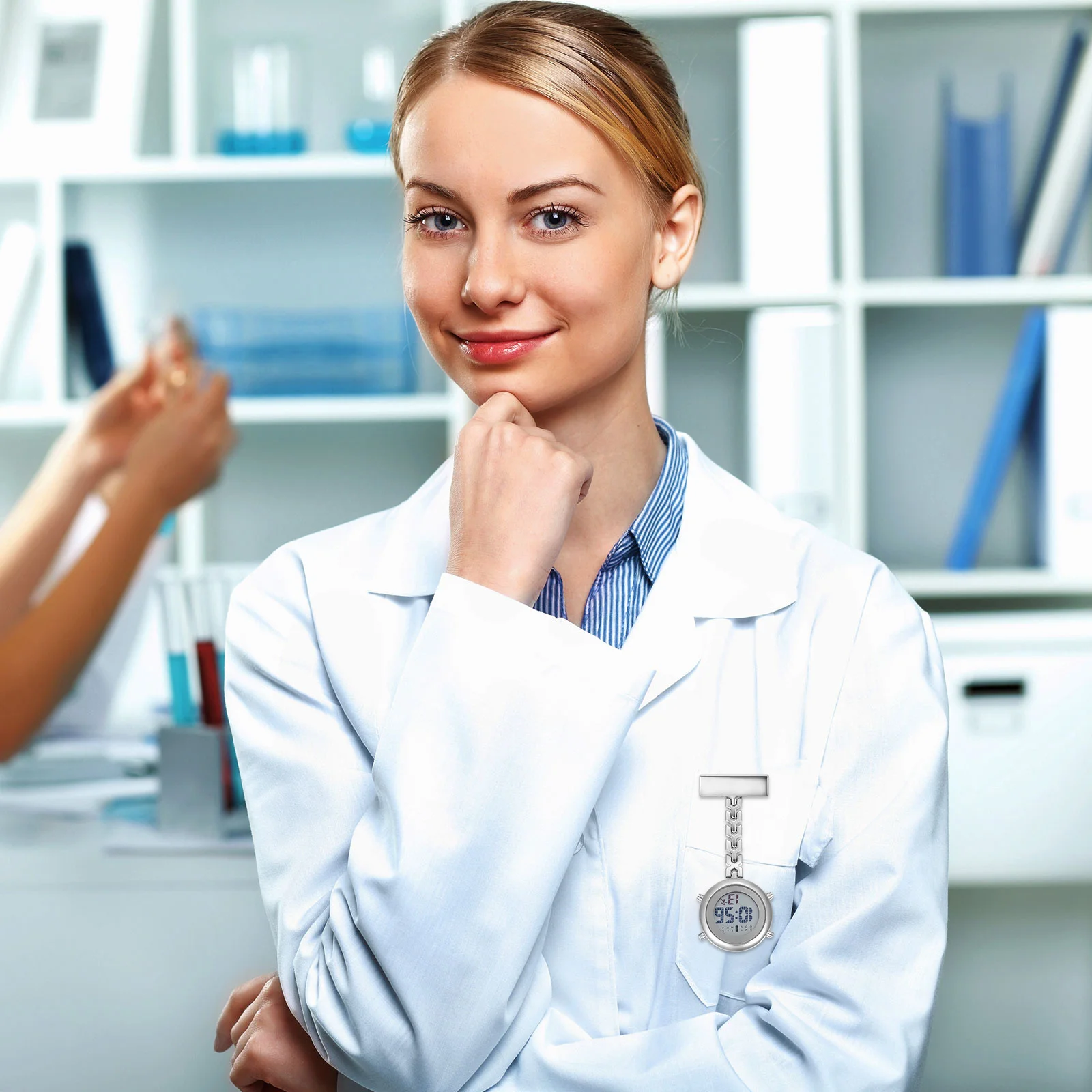 Карманные часы с брошью для медсестры